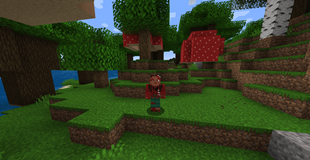 A player after taking heavy damage (works on any skin!).