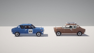Tuned Datsun 100A and stock