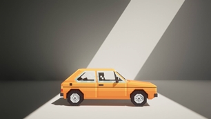 Golf I with cool lighting 