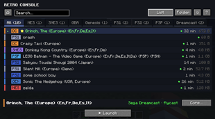 menu(list)