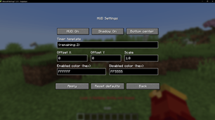 HUD Settings