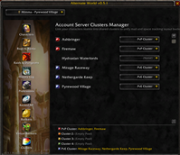 Server clusters