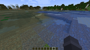 Water color with "Faithful 32x" resource pack