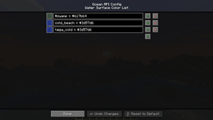 Biome Water Color Config GUI