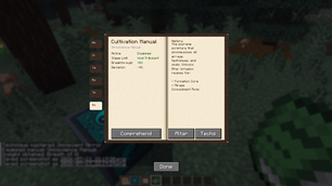 Manual Lore & Recipes