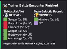 Discord Battle Announcement