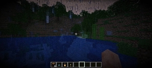 Water and rain with the shader