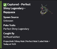 Discord Caught Notification