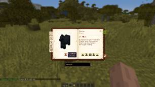 it can also show information like where you can find the mob what it can drop and its health where you can also add notes