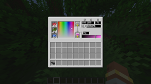 Mix the colors inside special table for more creativity!