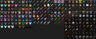 Tons of armor, weapons and apocalypse items.
