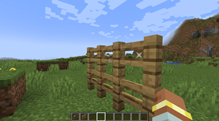 arrow flying through fence