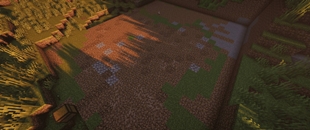Level ground with use of random textures from the provided blocks