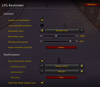 General and Notification Settings