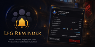 LFG Reminder: Never Miss a Premade Group Invite