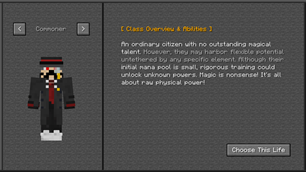 Class Selection UI 1