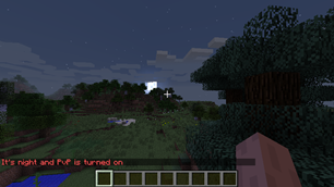 Example: PvP Enabled (Night Time)