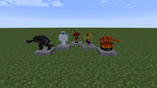 Mod Statues with Plinths