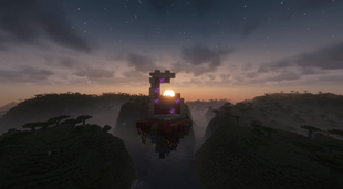 The Nether Portal Island