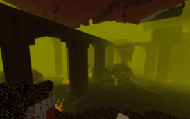 Nether fortress in nether shores