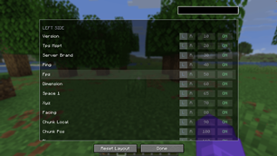 Customize f3 Menu
