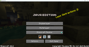 main menu