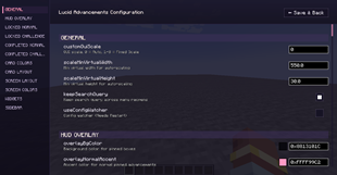 Config Screen Preview