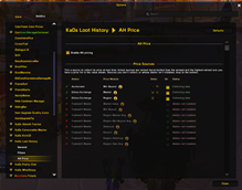 Settings Panel (AH Addons Setup)