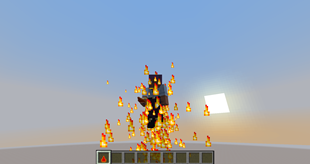 The flame