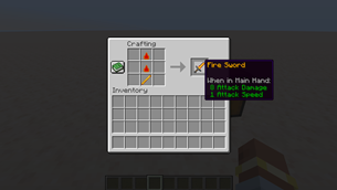 Fire sword recipe