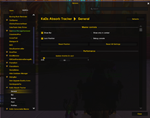 Settings Panel (General)