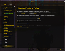 Settings Panel (Profile)