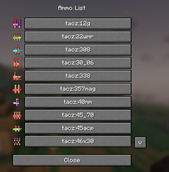 Ammo List