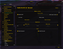 Settings Panel (General)
