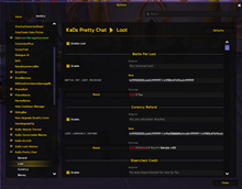 Settings Panel (Category Config)