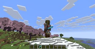 Lighting sword in game