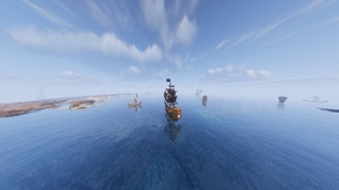 Fleet of ships
