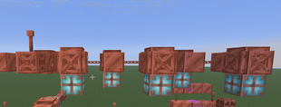 Using copper bulbs and chain