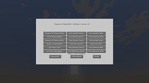 Settings Menu