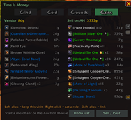 Gains Tab