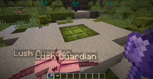 Lush Caves biome effect, lush guardians, and trap dripleaf traps