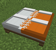 White and Orange