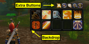 Extra Buttons and Backdrops