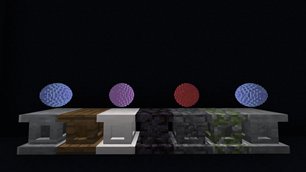 Pedestals and orbs