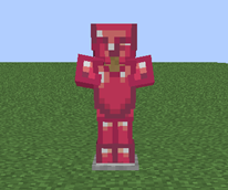 polished rose quartz armor