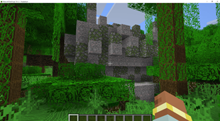Jungle Temple In Jungle