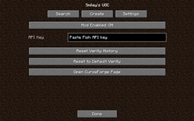 Settings Tab