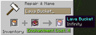 Lava Bucket Infinity