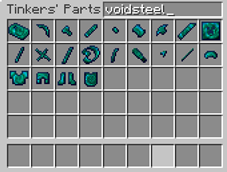 Voidsteel parts