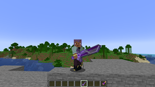 Umbracite Greatsword in hand